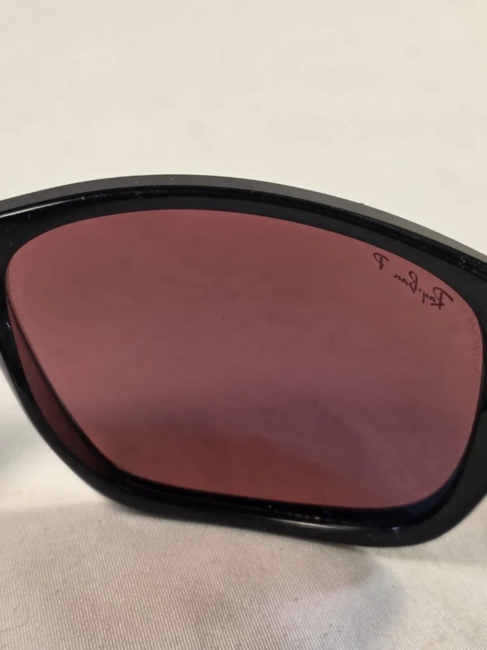 Ray-Ban Sunglasses Maroon and Black Men's rb4300 6434
